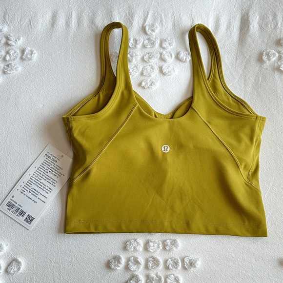 NWT Lululemon Align Tank Top - Auric Gold - 6 - Picture 7 of 9
